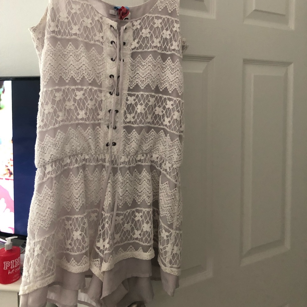 Lace romper by Bar III